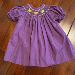 Butterfly Smocked Dress